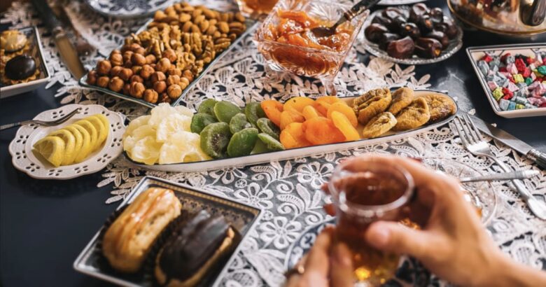 buffet iftar ramadan en bord de mer Agadir